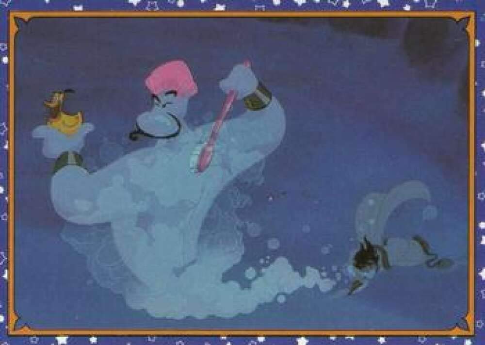1993 Panini Aladdin NonSport Trading Card #74 The Second Wish at